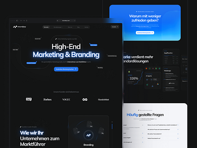 🫧 Landing for Agency agency automatization branding landing ui ux webdesign