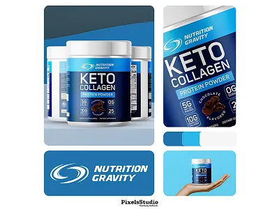 Power in Every Pixel – Making Viewers Say ‘WOW 3d branding collagen design graphic design illustration keto label label design logo mockup motion graphics nutrition gravity packaging packaging design product packaging protein supplement supplement label design