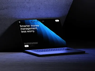 Nestlr - Finance Management branding design figma framer landing page ui visual web