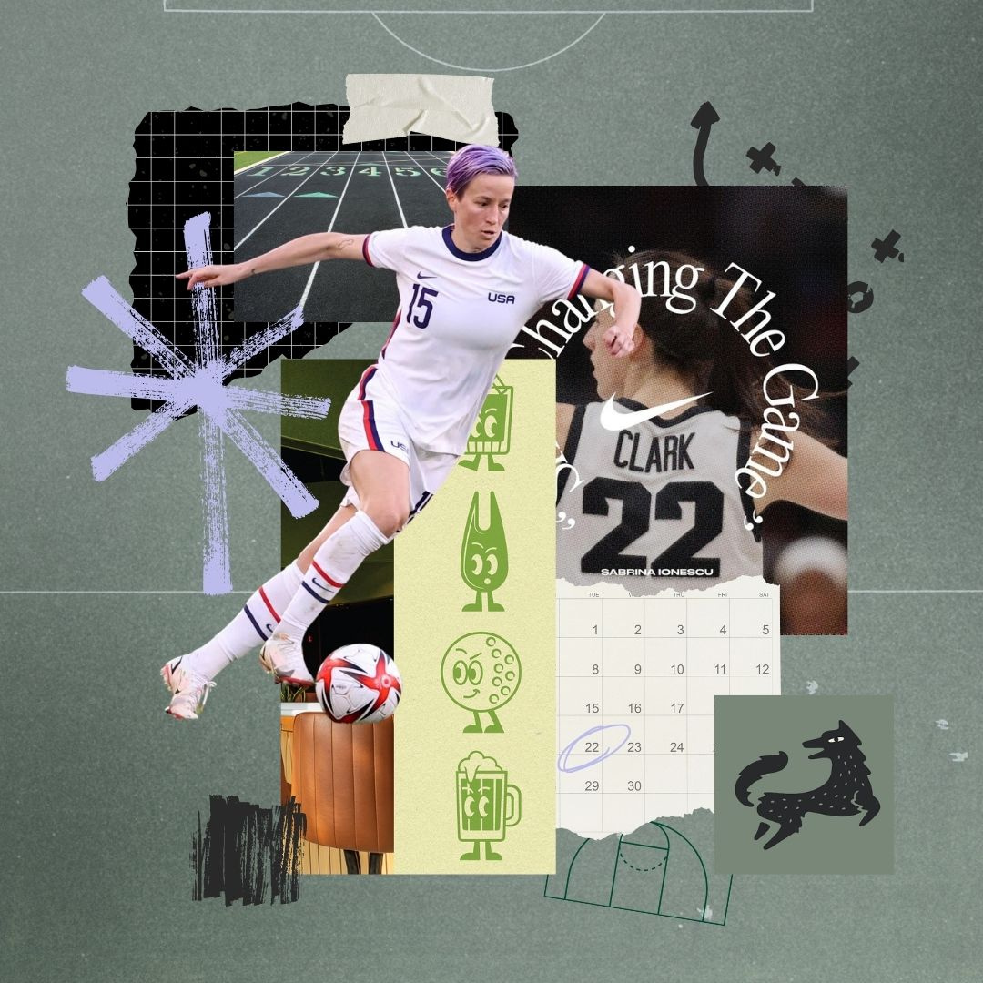 One Of Us Bar - Mood Board aesthetic branding design graphic design inspiration marketing moodboard proffessional sports sports bar vibe women womens sports