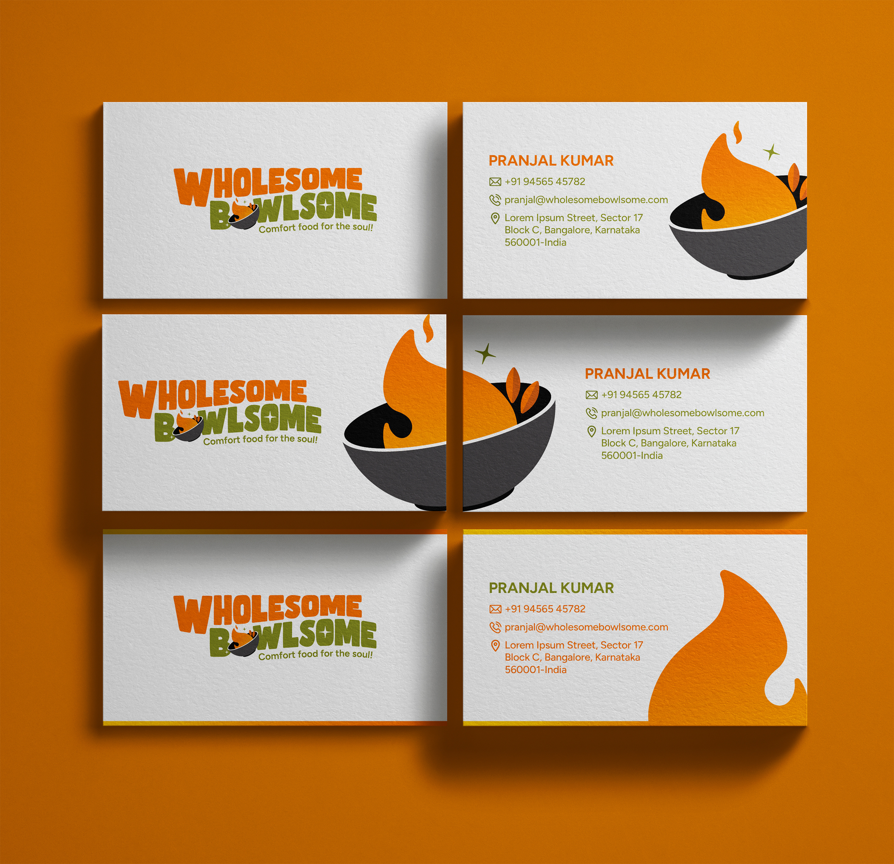Logo Design | Bowl Meal Food Brand adobe illustrator adobe photoshop bowl branding comfort food fresh logo logo identity mock up visiting card