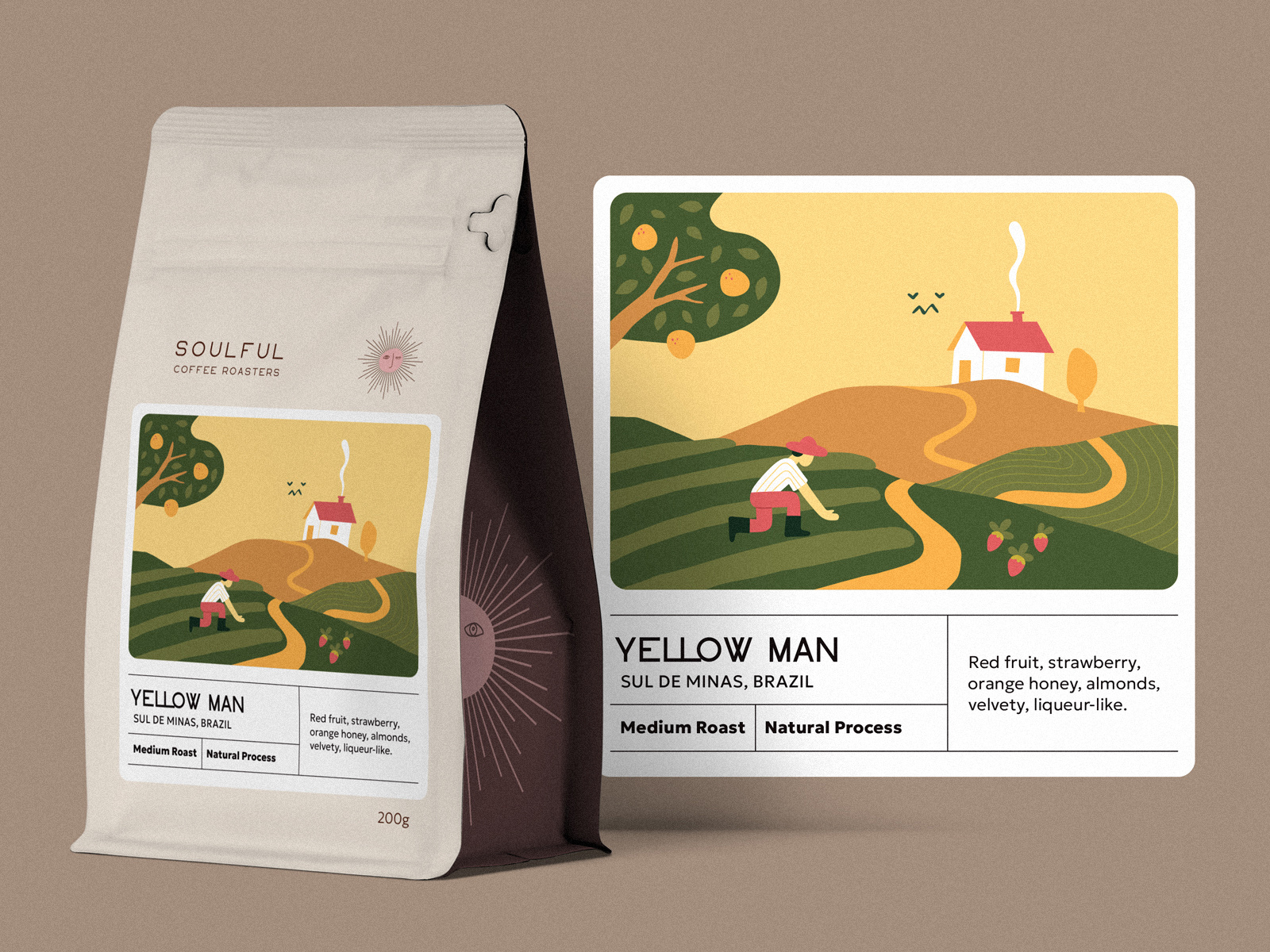 Example of Soulful Coffee Roasters - Packaging Design