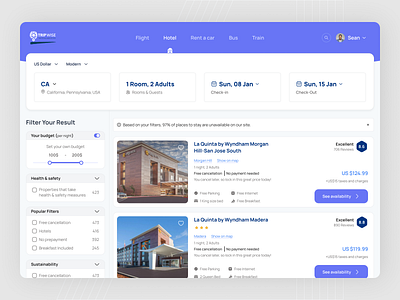 Hotel Booking Dashboard accommodation booking dashboard booking system guest experience hospitality hotel booking hotel dashboard hotel management online booking product design reservation room booking room management room reservation travel travel booking travel planning trip planning vacation