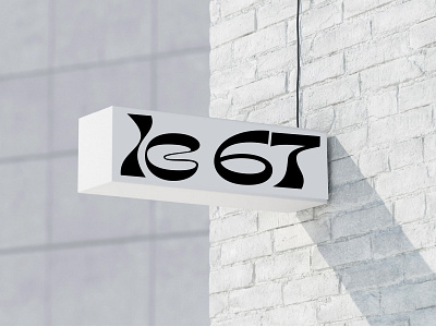 Le 67 Restaurant 67 branding design logo logo design logotype psychedelic restaurant logo typography