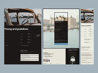 Kultiveret | Travel website design business website copenhagen denmark design minimal design modern website tourism travel ui uiux web development webdesign webflow website