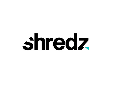 Shredz logo design logotype