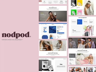 Nodpod website - Redesign figma landing page ui uiux user interface design web design website design