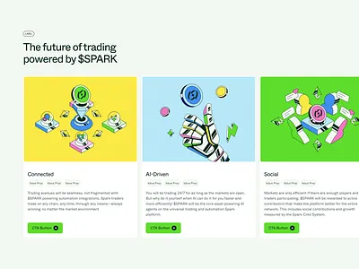 Spark 2 branding identity illustration landing page logo mark symbol ui ui design website design