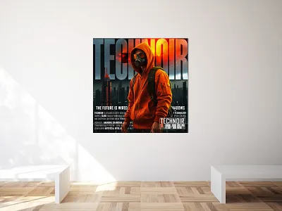 TECHNOIR creative design future graphic design illustration photoshop poster posterdesign tech vector