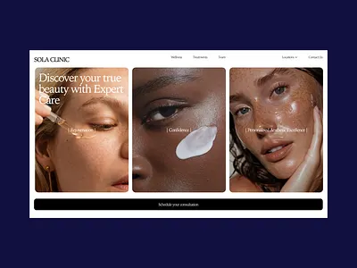 ✨SOLA CLINIC — Web Design for a Luxury Aesthetic Studio aestheticclinic beautyclinicwebdesign beautywebdesign branding cosmeticclinicdesign customwebsitedesign figmadesignerforhire healthandbeautydesign luxury webdesign minimaldesign needawebsite skincareclinic spawebsitedesign upgradeyourwebsite webdesign webdesigneurope webdesignforclinics wellnessbranding wellnessclinicbranding