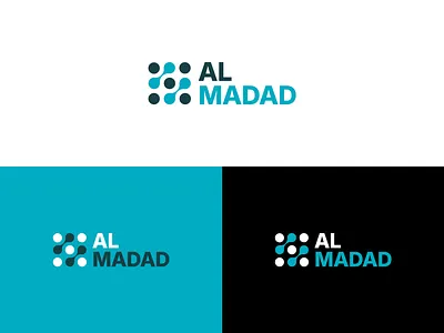 Al Madad — Logo Design brand logo branding branding design graphic design logo logo design minimal logo modern logo technology logo