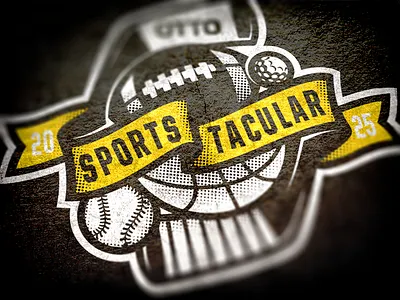 Sportstastic! athletic badge banner basketball branding design football graphic design illustration logo sports type