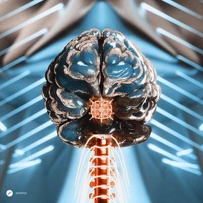 newgen posterjo #115.3 3d blender brain cinema4d cyber joansterjo octane posterjo scene