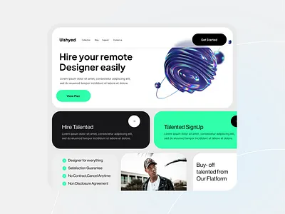 Remote Job Website Design agecy agency app binance creative website design illustration logo personal website design pupolar ui web web site website