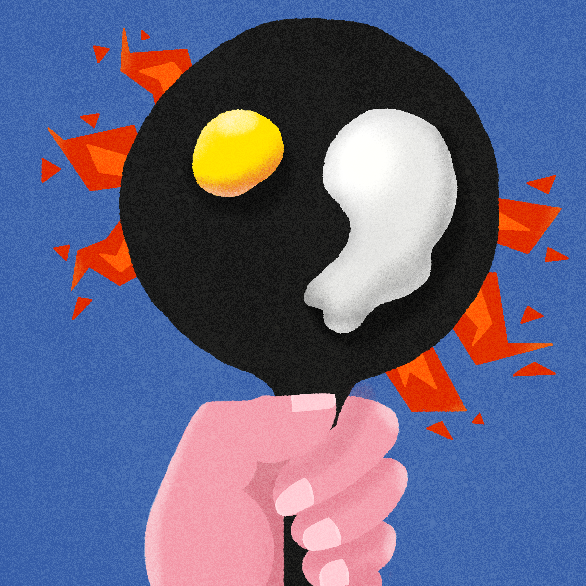 Egg Degree of Separation art character expressive illustration procreate