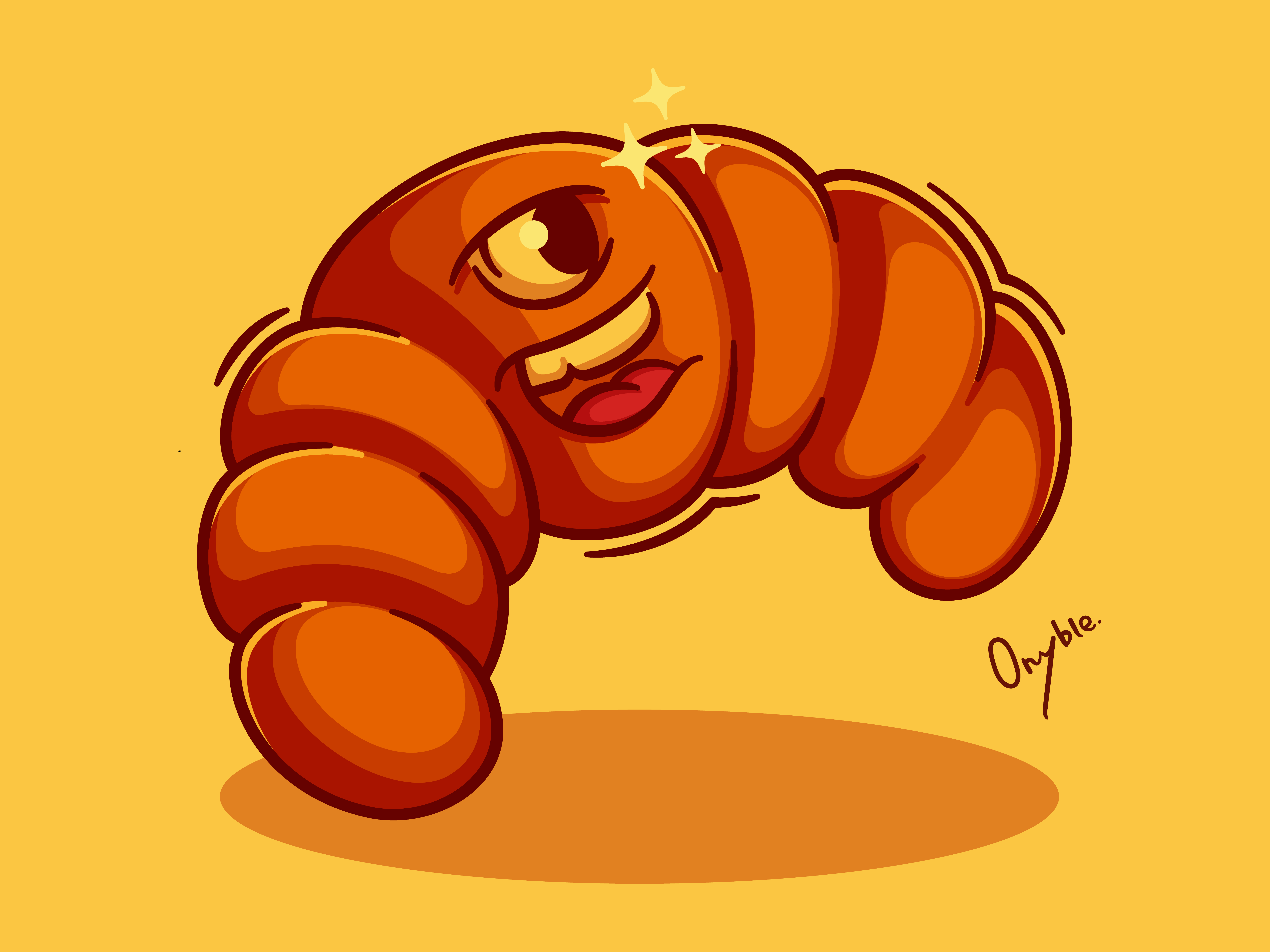 Example of I Will Draw Cute Food Illustration