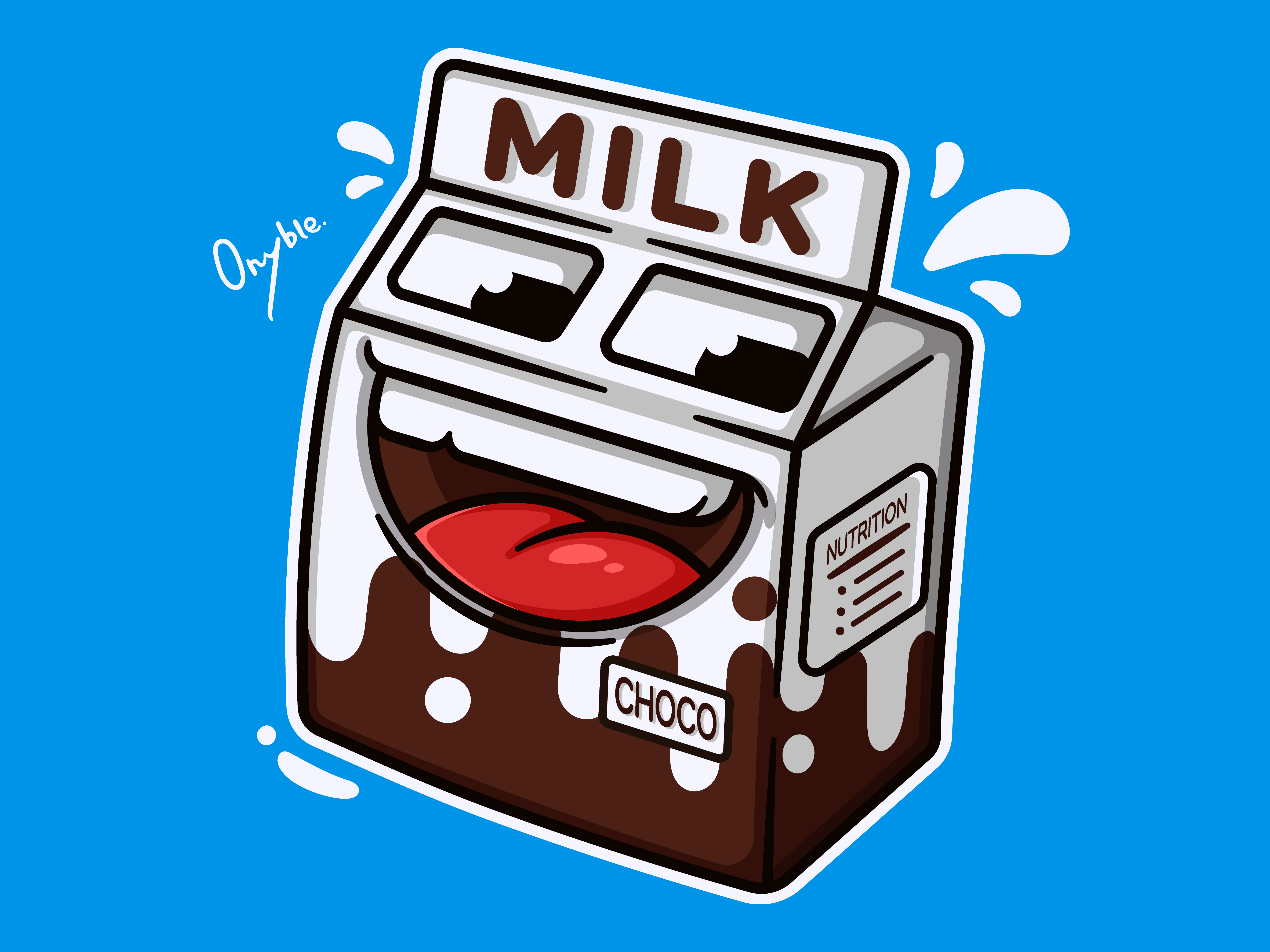 Example of I Will Draw Cute Food Illustration