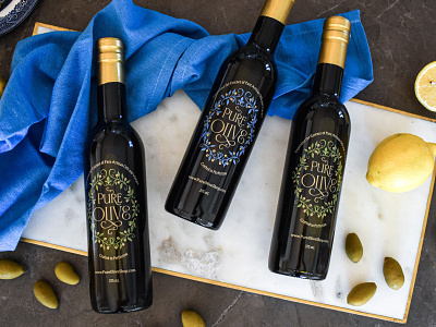Olive Oil Logo Design artisan brand branding design fleur graphic design illustration laurel logo oil olive vinegar