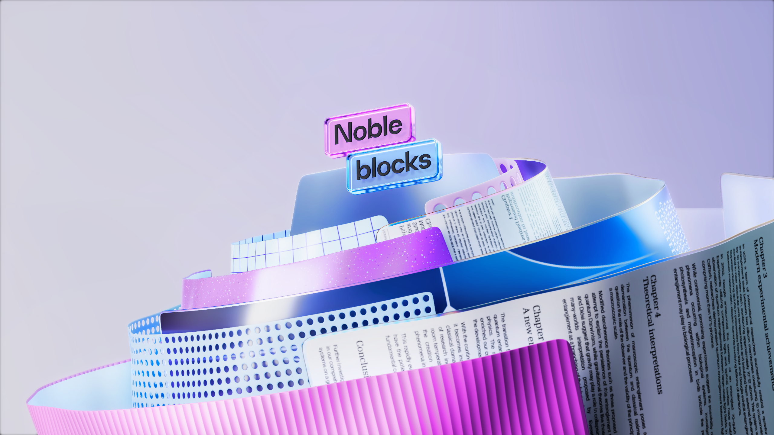 Nobleblocks: Intro 3d animation article blockchain brand design branding crypto cryptocurrency dashboard logo logo design logotype motion 3d motion graphics moton nobleblocks publication renua science uiux