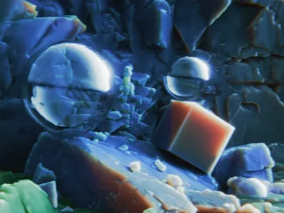 Rocks SS 3d 3dart abstract art branding design illustration logo render ui