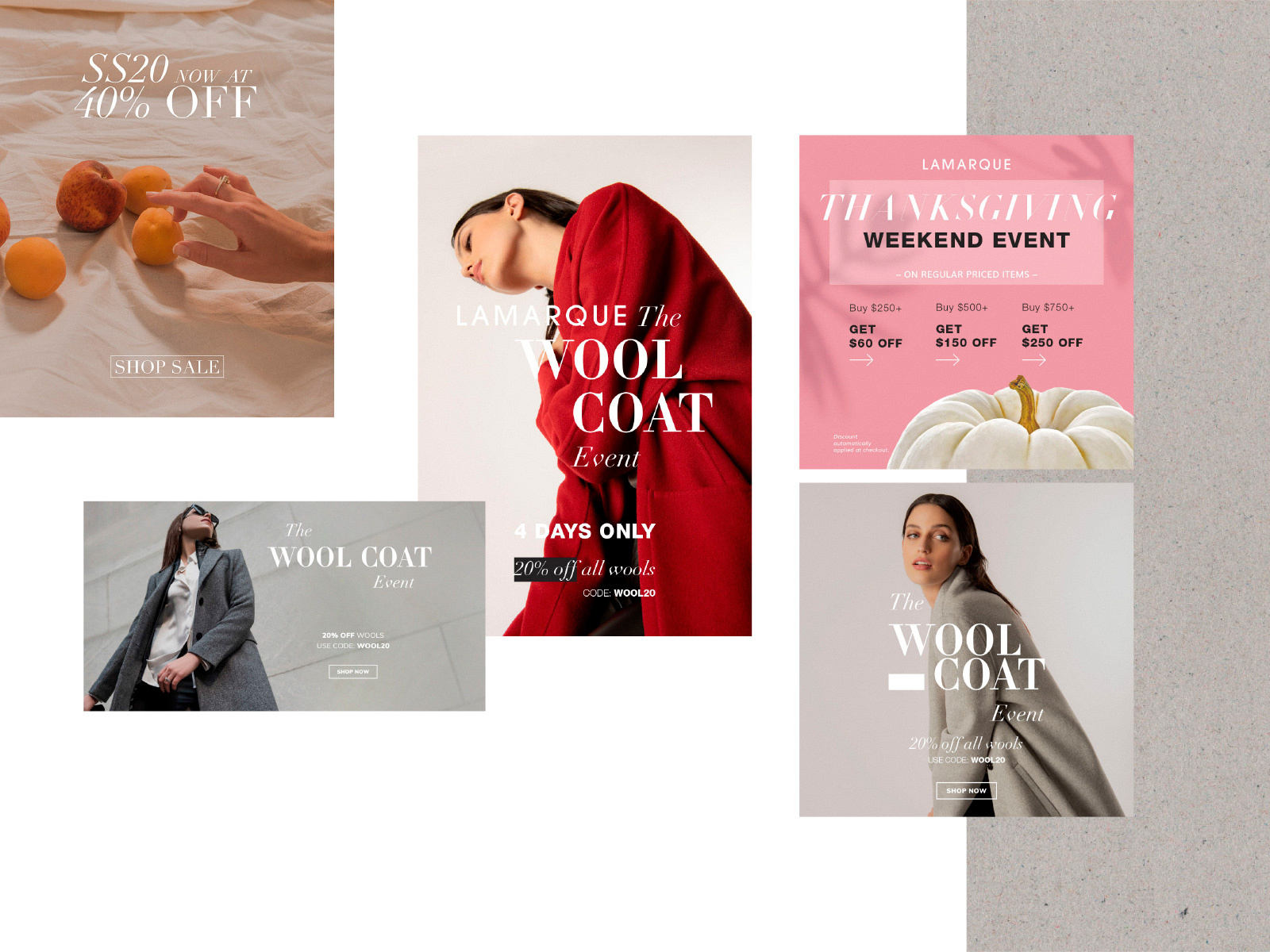 Example of Static Banner Ads / Digital Adverts