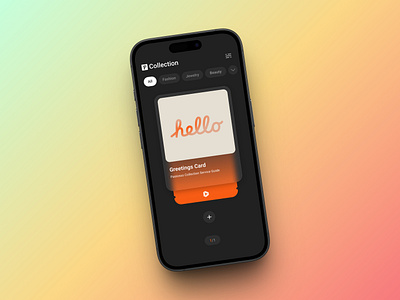 Gift cards app app design flat gift gift app glass graphic design ios ui ux