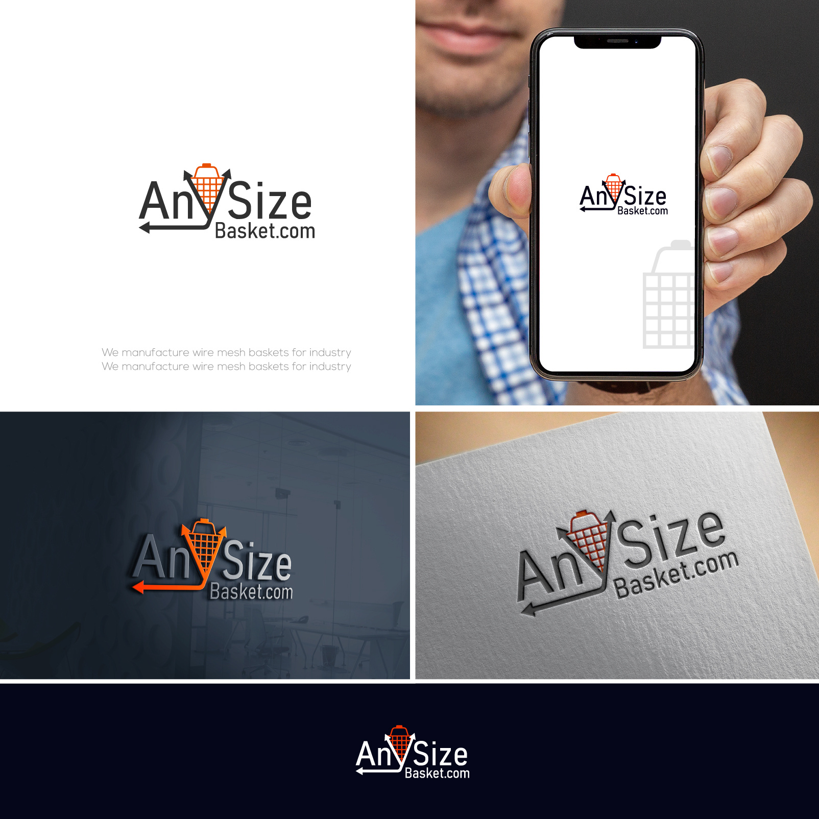 Any Size Online Shop Logo 3d 3d logo animation branding design graphic design green health icon illustration logo motion graphics ui