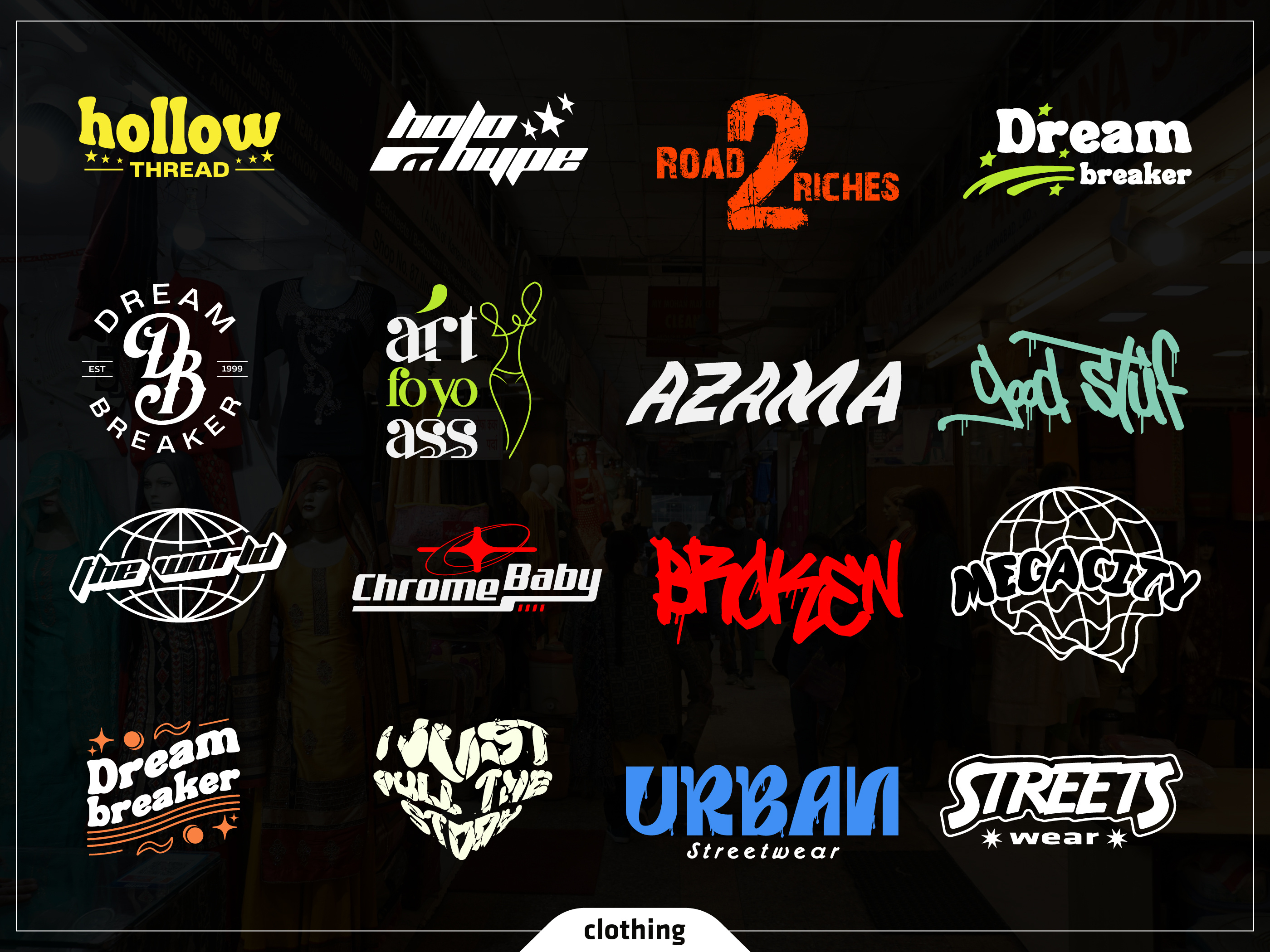 Example of Urban Clothing Brand Logo Design