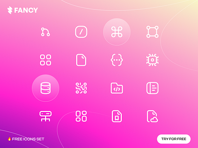 Fancy +11,000 Icons clean concept crypto dailyui dashboard design file flat icon icon set icons icons set illustration profile ui ux