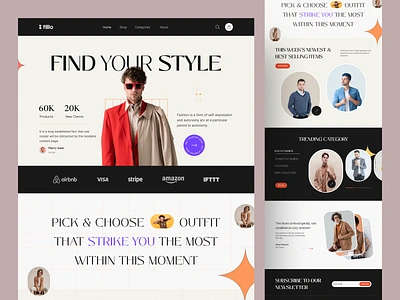 Clothing E-commerce Website beauty clothing clothing store e commerce e commerce shop ecommerce elegant fashion hipster leanding page online marketing online store shopify store style uidesign uiux web webdesign website