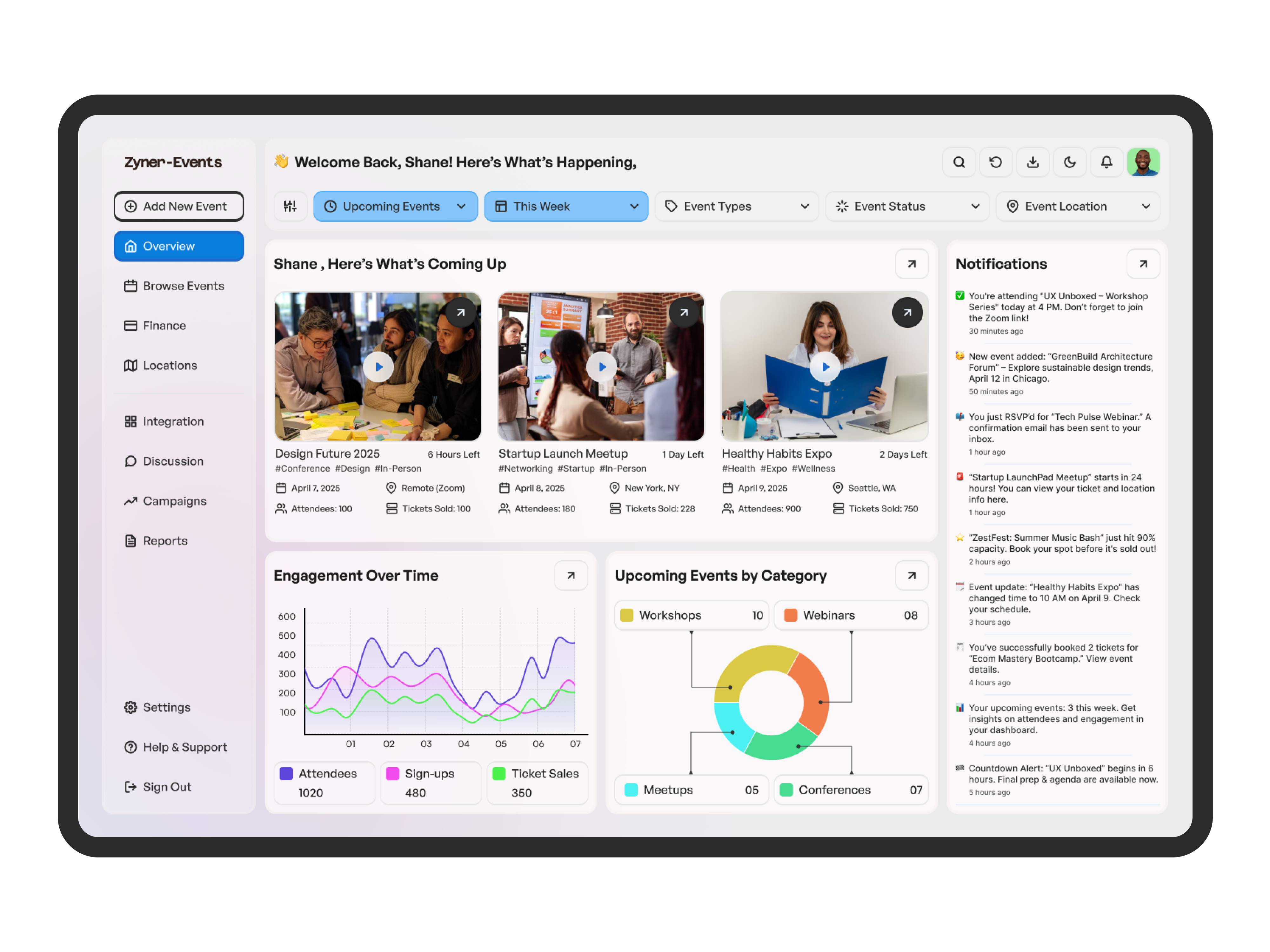 Example of Clean & Scalable Saa S Dashboards Design