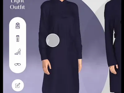 Riyadh air - app concept airlines fashion hostess steward