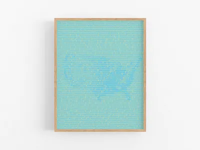 Bill of Rights Experimental Typography graphic design high contrast design text based art typographic poster typography