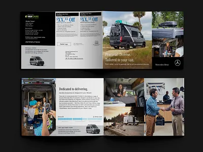 Mercedes-Benz Vans Service Journey art direction automotive design branding customer experience customer retention direct mail email marketing omni channel marketing product design template design user engagement