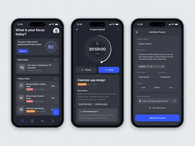 Task Management Mobile App app app design design mobile performance analytics project management task management ui ui design ui ux