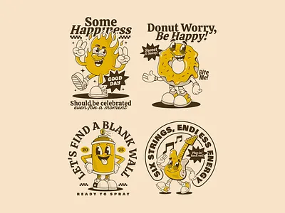 Our recent artwork guitar character