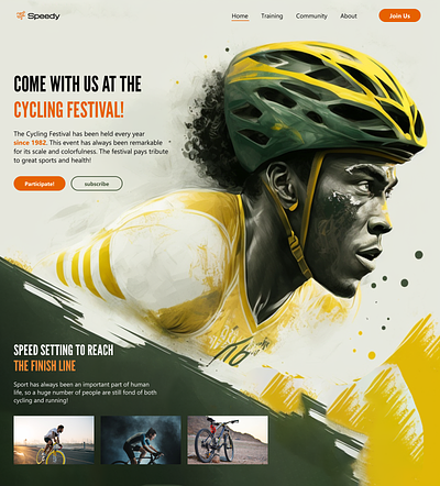 AI-based tournament landing concept 🤖 ai concept design graphic design sport ui ux web design website