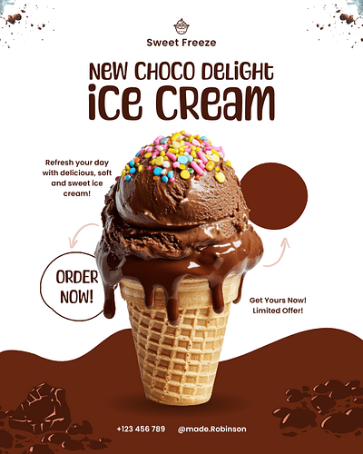 Posters - Choco Delight branding graphic design posters