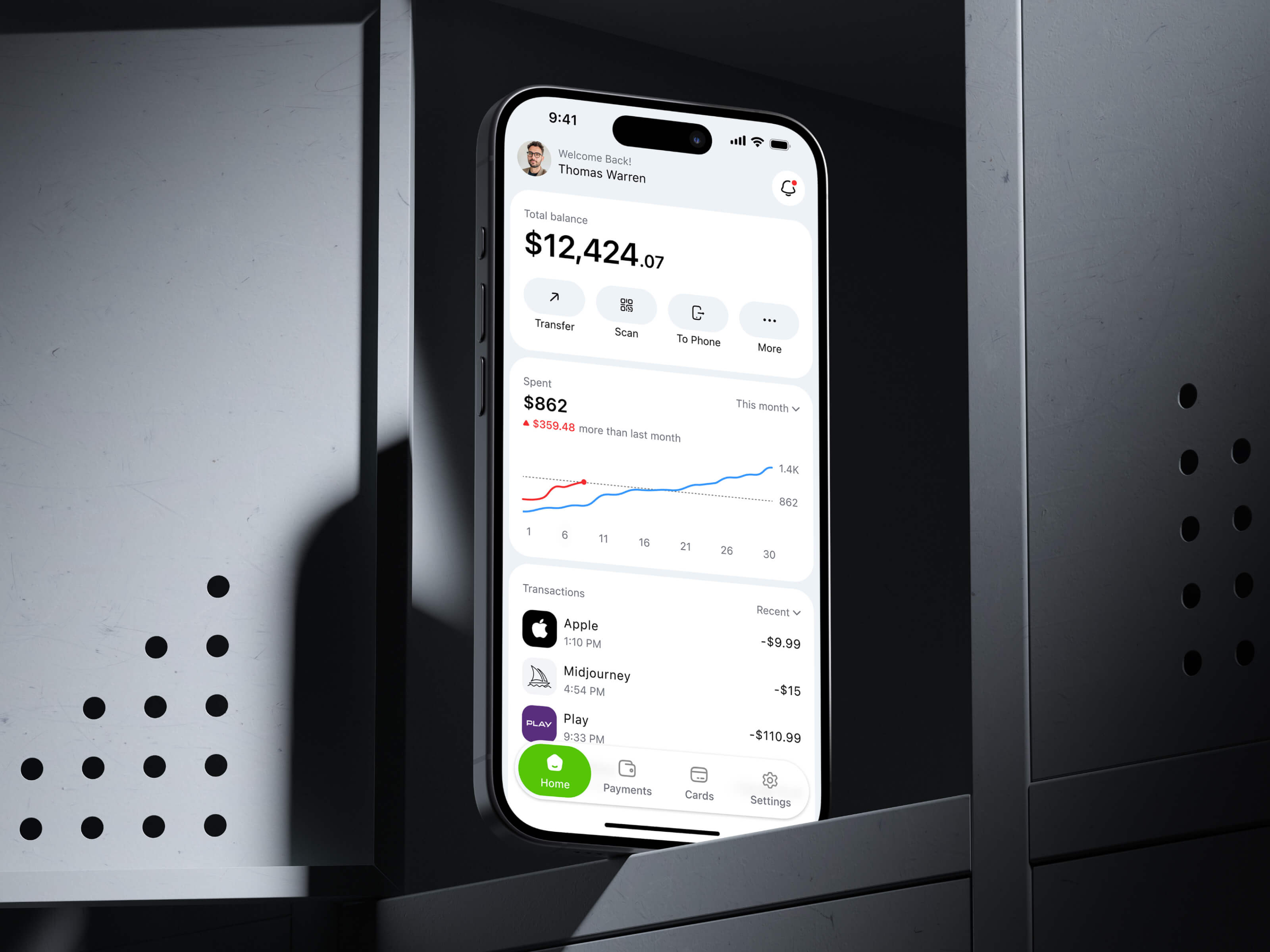 Example of Mobile App UI/UX Design