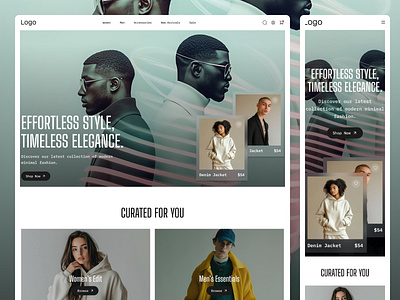 Fashion Web Header Design cloth fashion e commerce fashion fashion e commerce fashion header fashion hero fashion landing fashion landing page header hero hero section landing landing page trendy fashion ui uiux ux web web header website