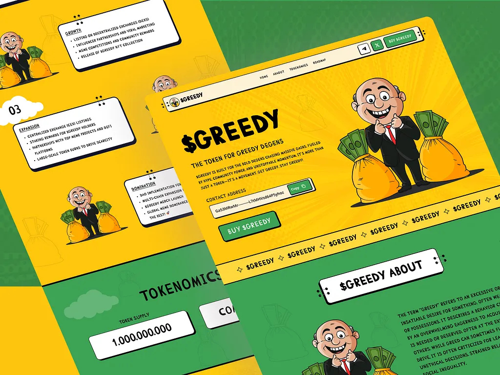 Meme Coin Website meme meme coin meme landing page meme website token