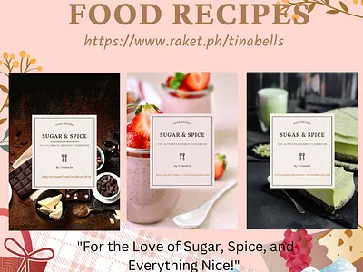 Ebook|Digital Products|RecipeBook branding graphic design logo ui