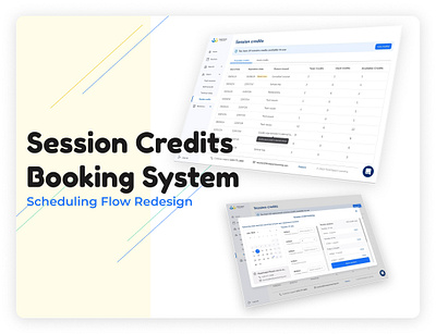 Session Credits Booking System – Scheduling Flow Redesign