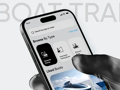 Boat Trader Mobile App Design app design boat app boat trader buy sell app clean design design digital product e commerce mobile app modern design product design uiux uiux design