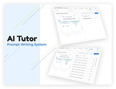 AI tutor prompt writing system