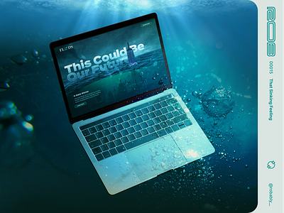 00015 - That Sinking Feeling big image big picture branding landing page mock up web design