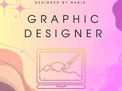 Graphic Designer|Designed by Maria graphic design logo motion graphics