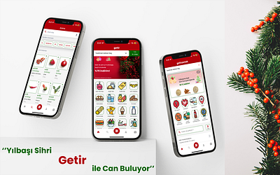 Getir Konsept Tasarımı app branding design ui ux
