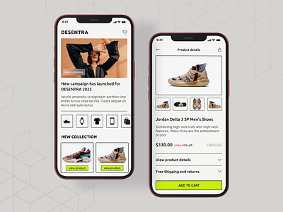 Online fashion store UI concept e commerce e commerce app e commerce app ui ecommerce ecommerce app fashion store mobile app ui mobile design mobile resposnive modern design neobrutalism neubrutalism neubrutalism app neubrutalism design online shopping online store sneakers ui uiux user interface