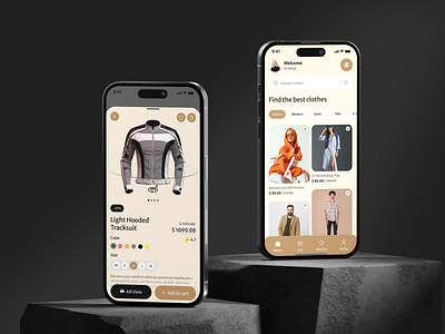 E-commerce Mobile App | Fashion & Lifestyle app development clothe shopping design e commerce fashion app figma mobile app online shopping app photoshop uiux